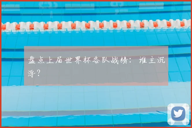 盘点上届世界杯各队战绩:谁主沉浮?